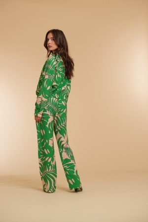 Geisha Pants 720 Sand/green
