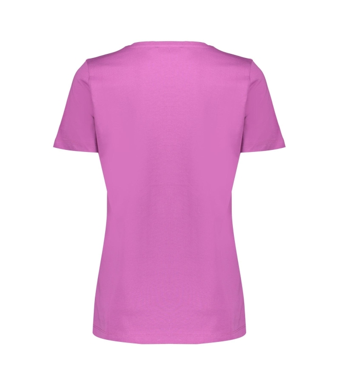 Geisha T-shirt happy mind embroidery 449 Cyclame