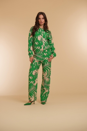 Geisha Jacket 720 Sand/green