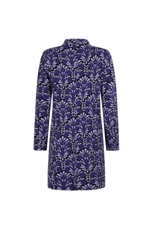 Zoso Printed Travel blazer Purple/Black