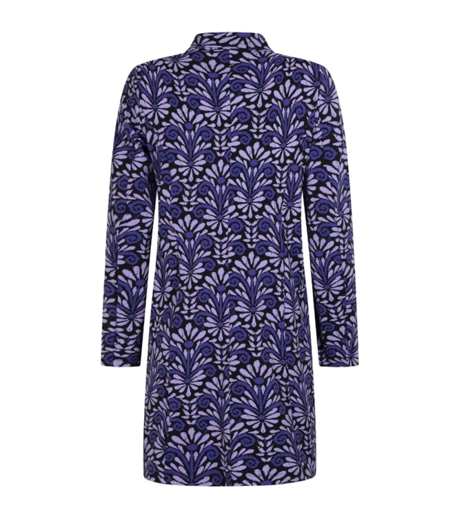 Zoso Printed Travel blazer Purple/Black