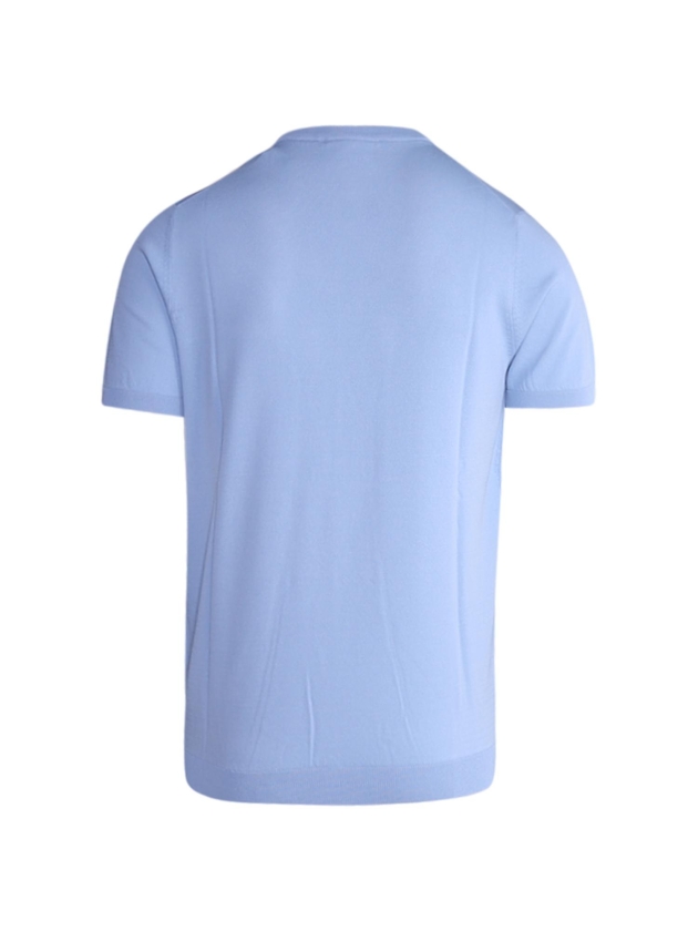 Born with Appetite Wake T-shirt Stretch Knit 210 L.blue