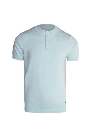 Scotland Blue Kobe Polo Flat Knit 313 Mint