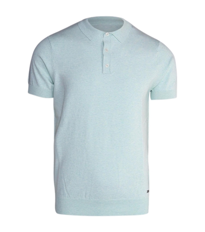 Scotland Blue Kobe Polo Flat Knit 313 Mint