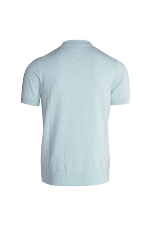 Scotland Blue Kobe Polo Flat Knit 313 Mint