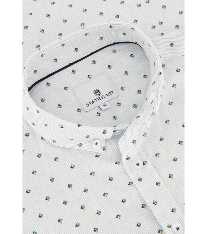 State of Art Shirt SS Print Popli Wit