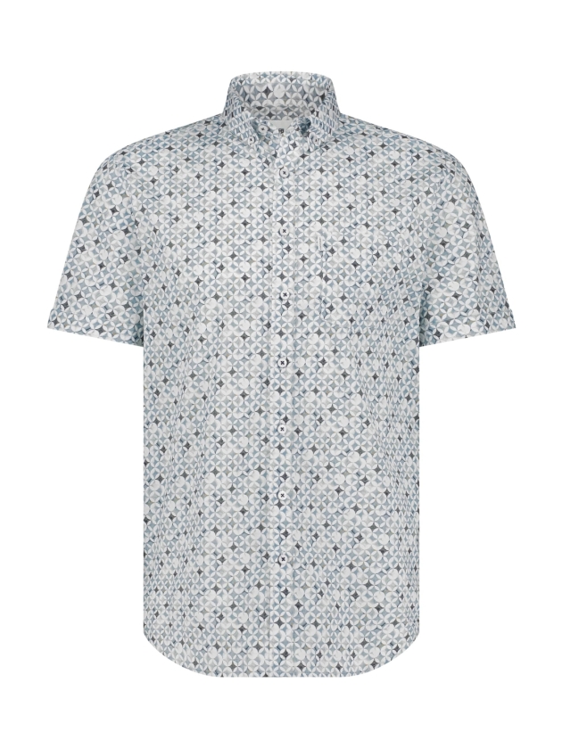 State of Art Shirt SS Print Popli Wit