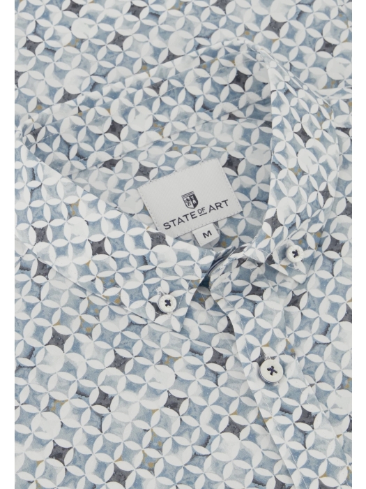 State of Art Shirt SS Print Popli Wit