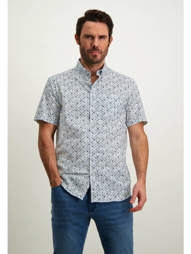 State of Art Shirt SS Print Popli Wit