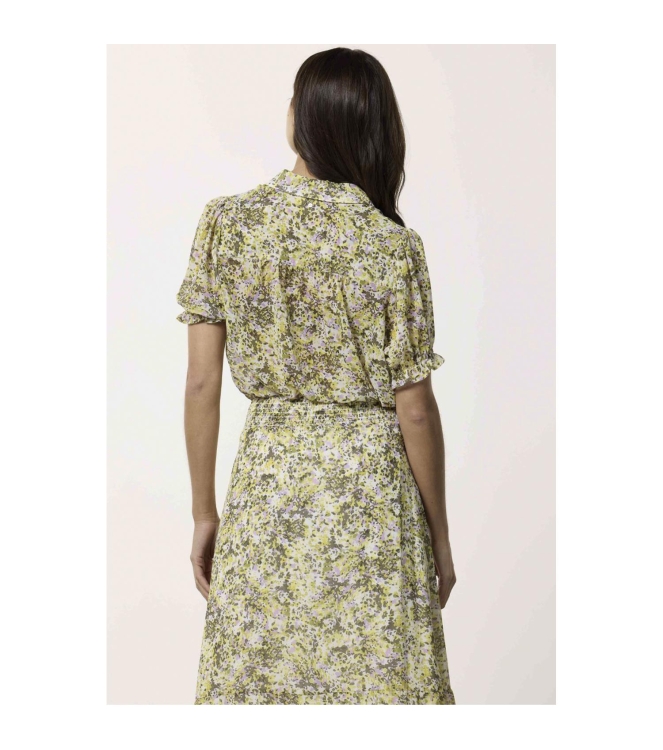 Tramontana Blouse Watercolors Print Yellows