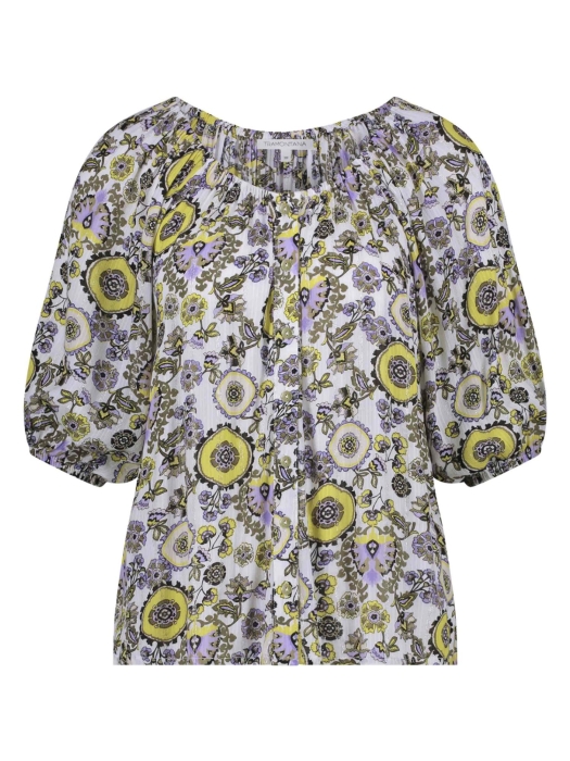 Tramontana Top White Ornaments Print whites