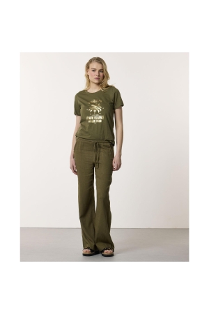 Tramontana Trousers Pockets Olive