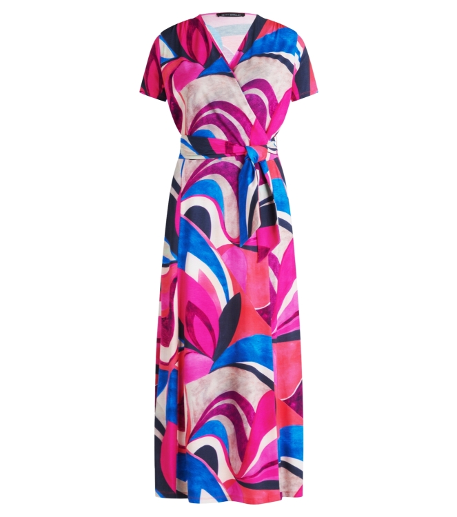 Betty Barclay Kleid Lang 1/2 Arm 4881 Pink/blue