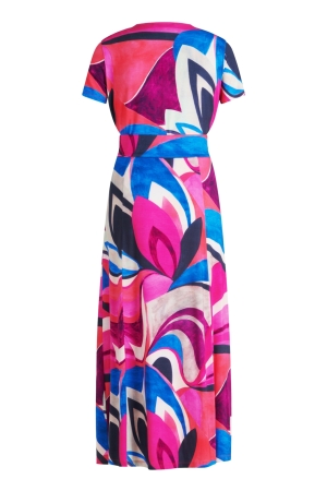 Betty Barclay Kleid Lang 1/2 Arm 4881 Pink/blue