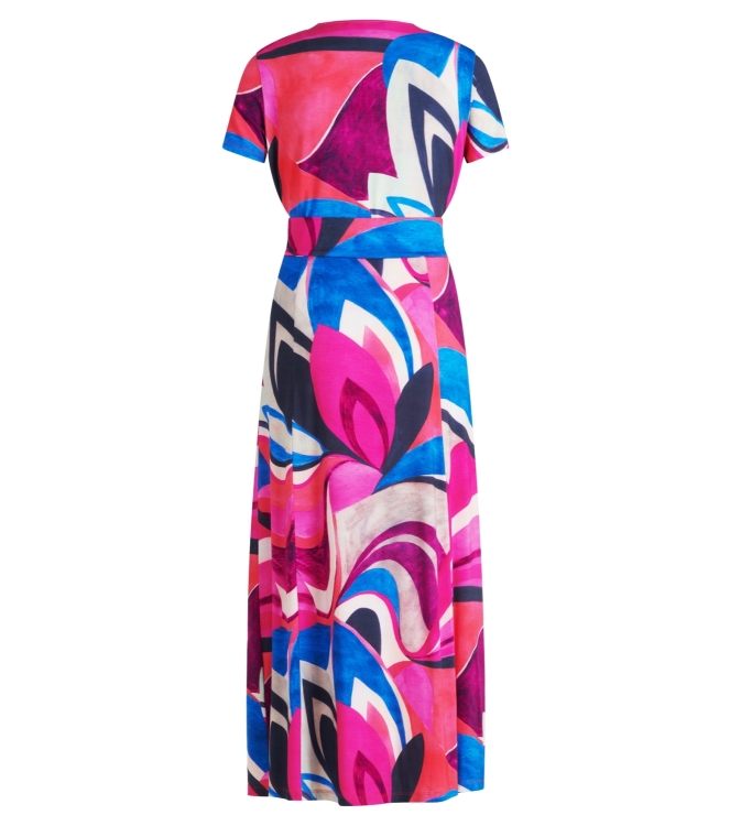 Betty Barclay Kleid Lang 1/2 Arm 4881 Pink/blue