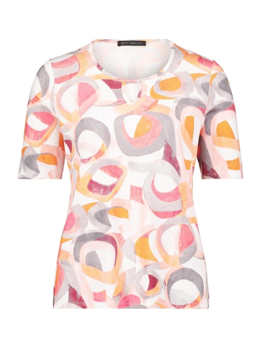 Betty Barclay Shirt Kurz 1/2 Arm 4815 Rose/Cream