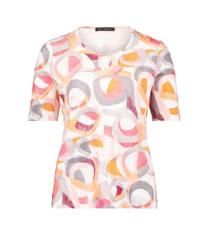Betty Barclay Shirt Kurz 1/2 Arm 4815 Rose/Cream