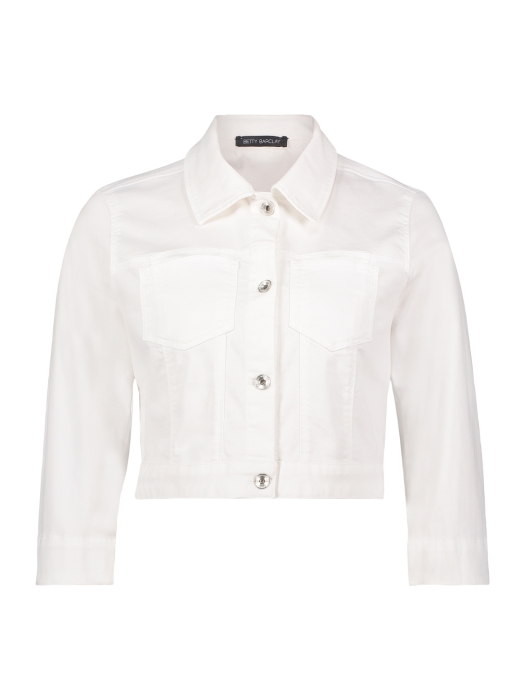 Betty Barclay Blazerjacke Kurz 3/4 Arm 1620 White denim