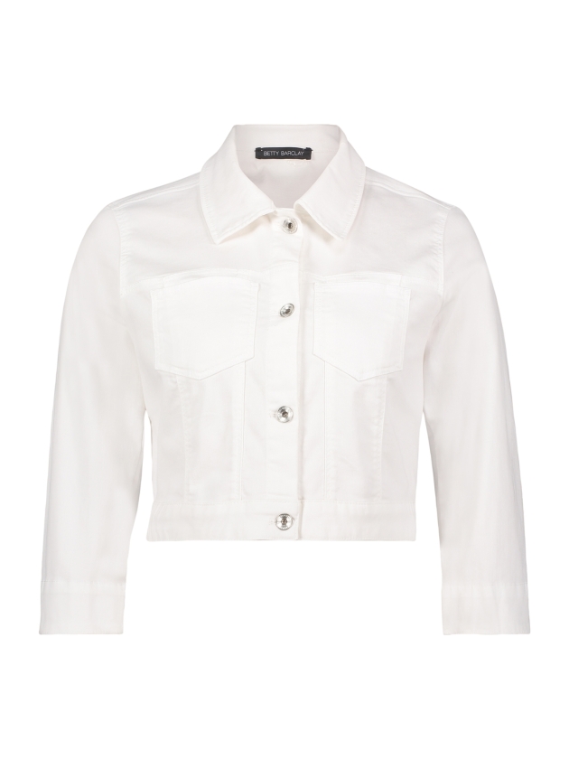 Betty Barclay Blazerjacke Kurz 3/4 Arm 1620 White denim