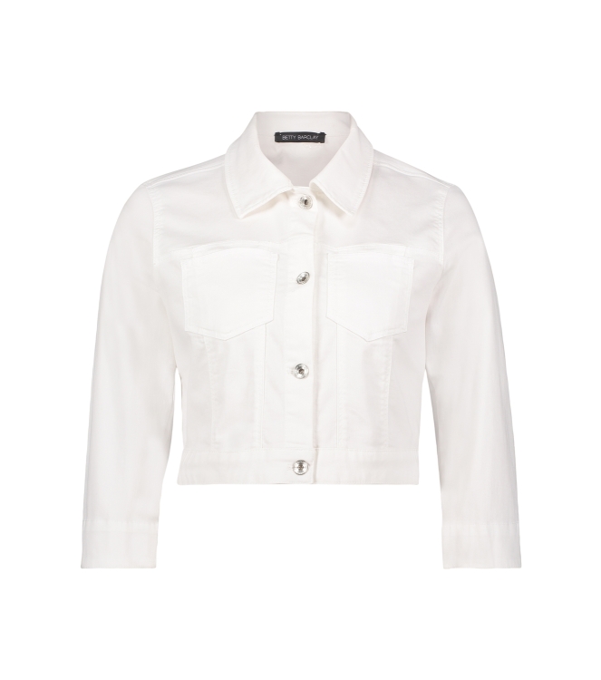 Betty Barclay Blazerjacke Kurz 3/4 Arm 1620 White denim