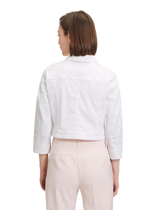 Betty Barclay Blazerjacke Kurz 3/4 Arm 1620 White denim