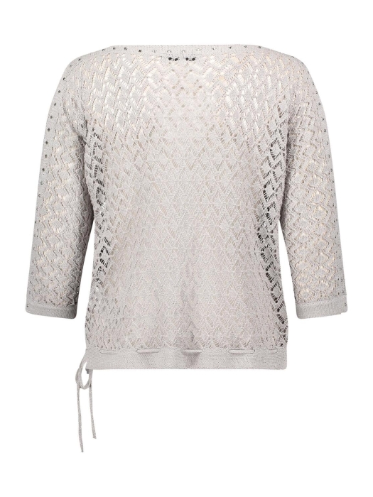 Betty Barclay Strickpullover Kurz 3/4 Arm 9008 Light stone