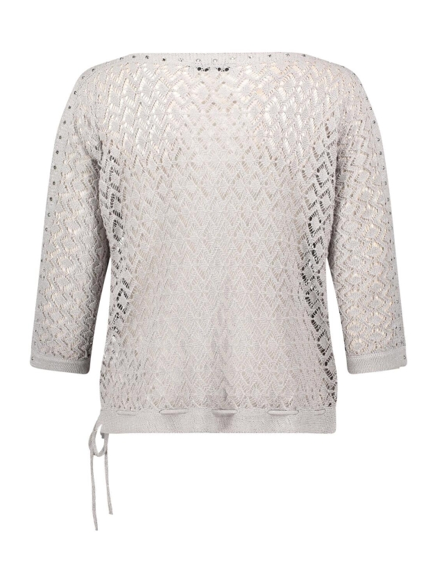 Betty Barclay Strickpullover Kurz 3/4 Arm 9008 Light stone