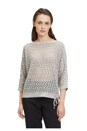 Betty Barclay Strickpullover Kurz 3/4 Arm 9008 Light stone
