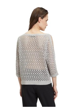 Betty Barclay Strickpullover Kurz 3/4 Arm 9008 Light stone