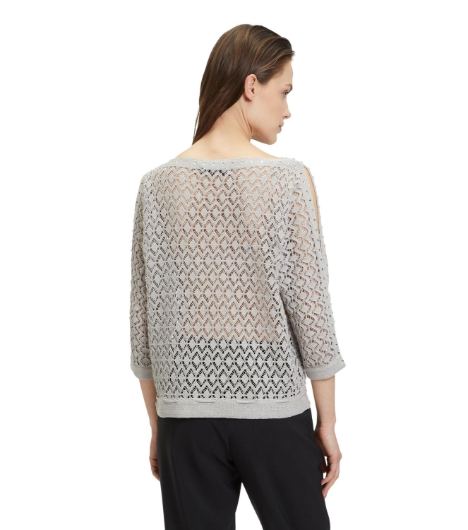 Betty Barclay Strickpullover Kurz 3/4 Arm 9008 Light stone