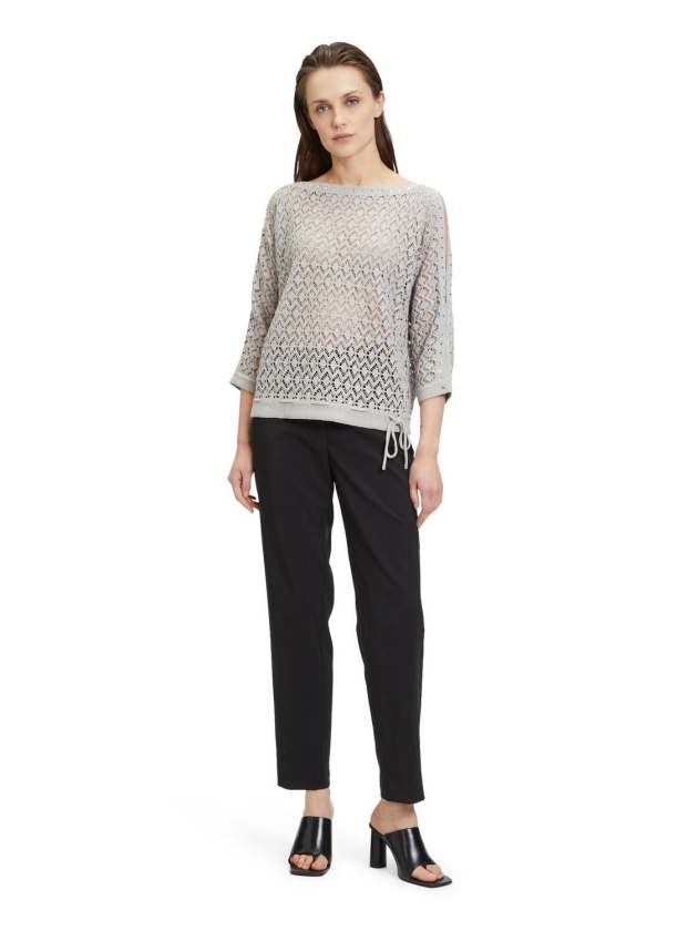 Betty Barclay Strickpullover Kurz 3/4 Arm 9008 Light stone