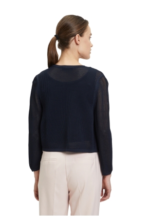 Betty Barclay Strickjacke Kurz 3/4 Arm 8345 Dark Sky