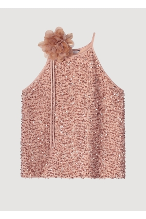 Summum Woman QUINTY: Singlet Sequins Party 509 Cava