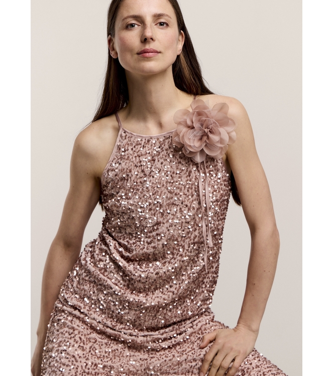 Summum Woman QUINTY: Singlet Sequins Party 509 Cava