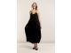 Summum Woman Dress Solid Satin 990 Black