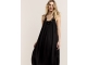 Summum Woman Dress Solid Satin 990 Black