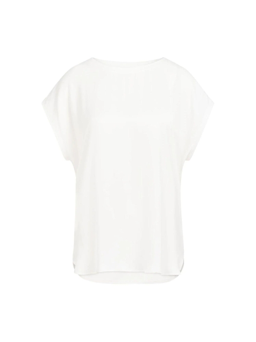 Yaya Fabric mix top Off white