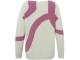 Yaya Sweater with jacquard Bone white dessin