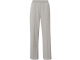 Yaya Soft woven wide leg trousers w Silver linning beige melange