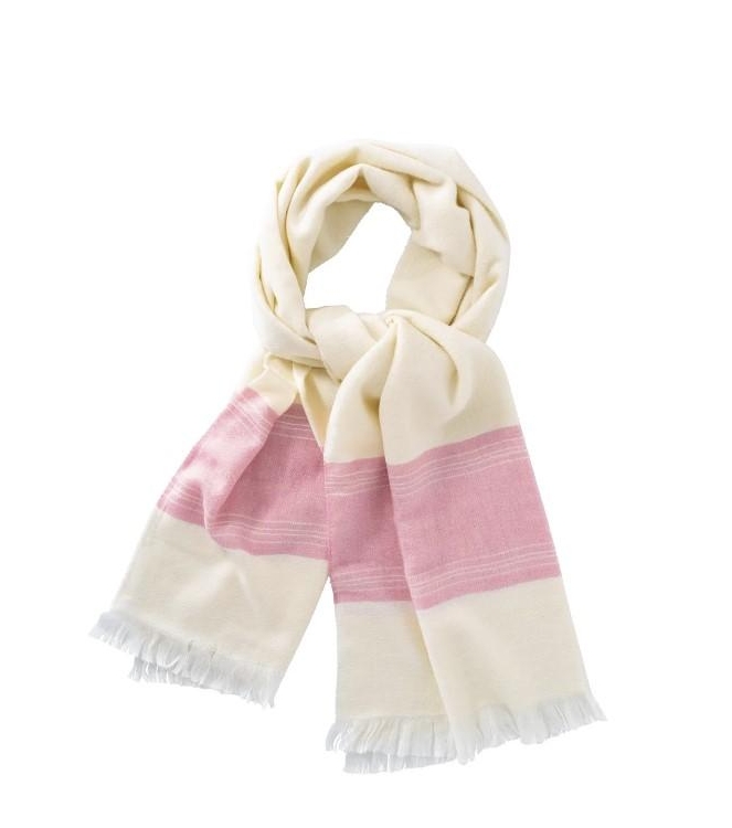 Yaya Melange Border Scarf