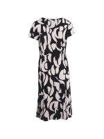 Joseph Ribkoff LDS Dress 3882 Black/Ecru