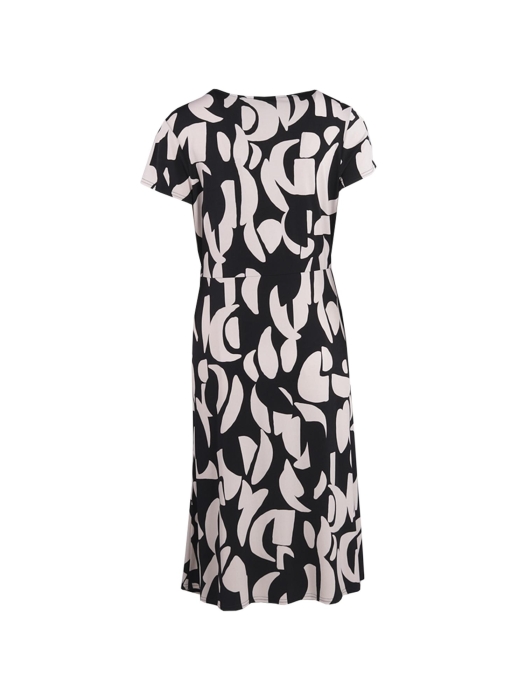 Joseph Ribkoff LDS Dress 3882 Black/Ecru