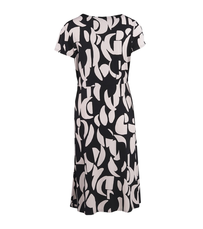 Joseph Ribkoff LDS Dress 3882 Black/Ecru
