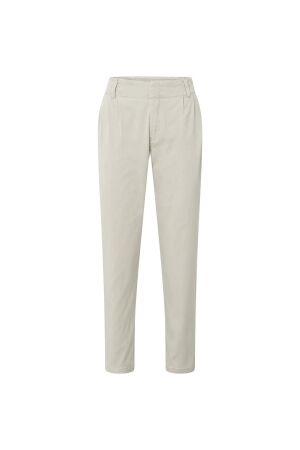 Yaya Woven loose fit trousers with Gray morn beige