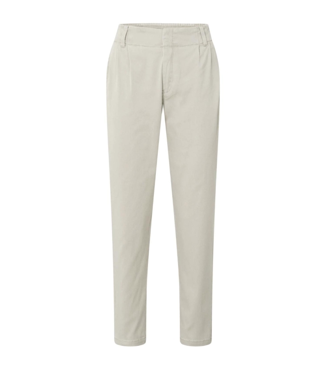 Yaya Woven loose fit trousers with Gray morn beige