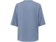 Yaya Satin v-neck top w. smock and Infinity blue