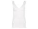 YBLS Tanktop With V-neck & Round Neck 100 White