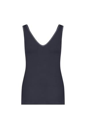 YBLS Tanktop With V-neck & Round Neck 272 Navy