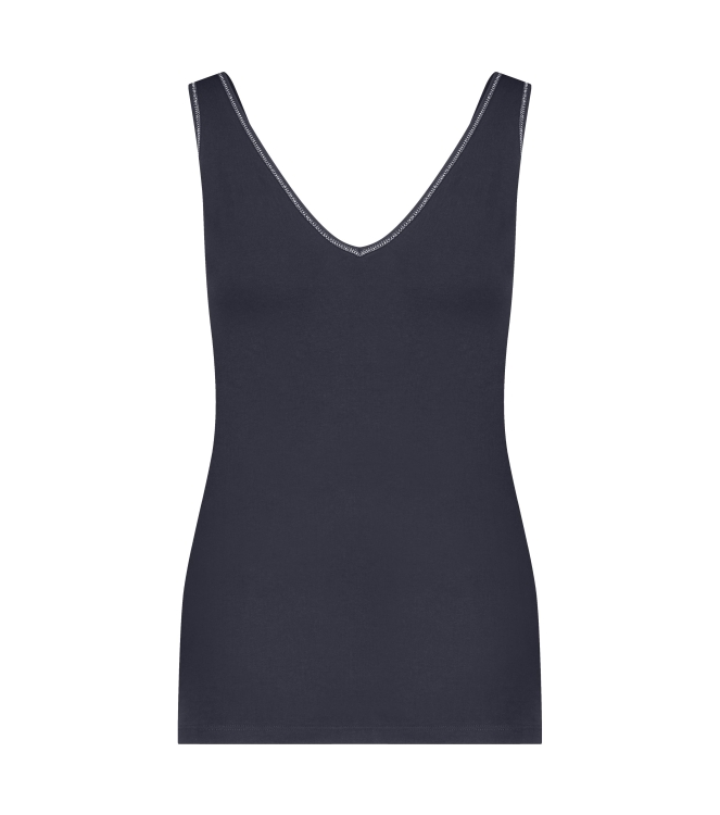 YBLS Tanktop With V-neck & Round Neck 272 Navy
