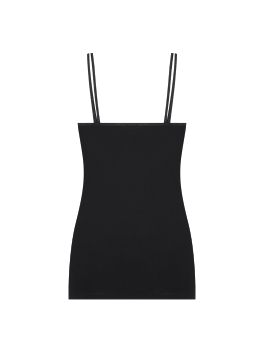 YBLS Lurex Strap Top 990 Black